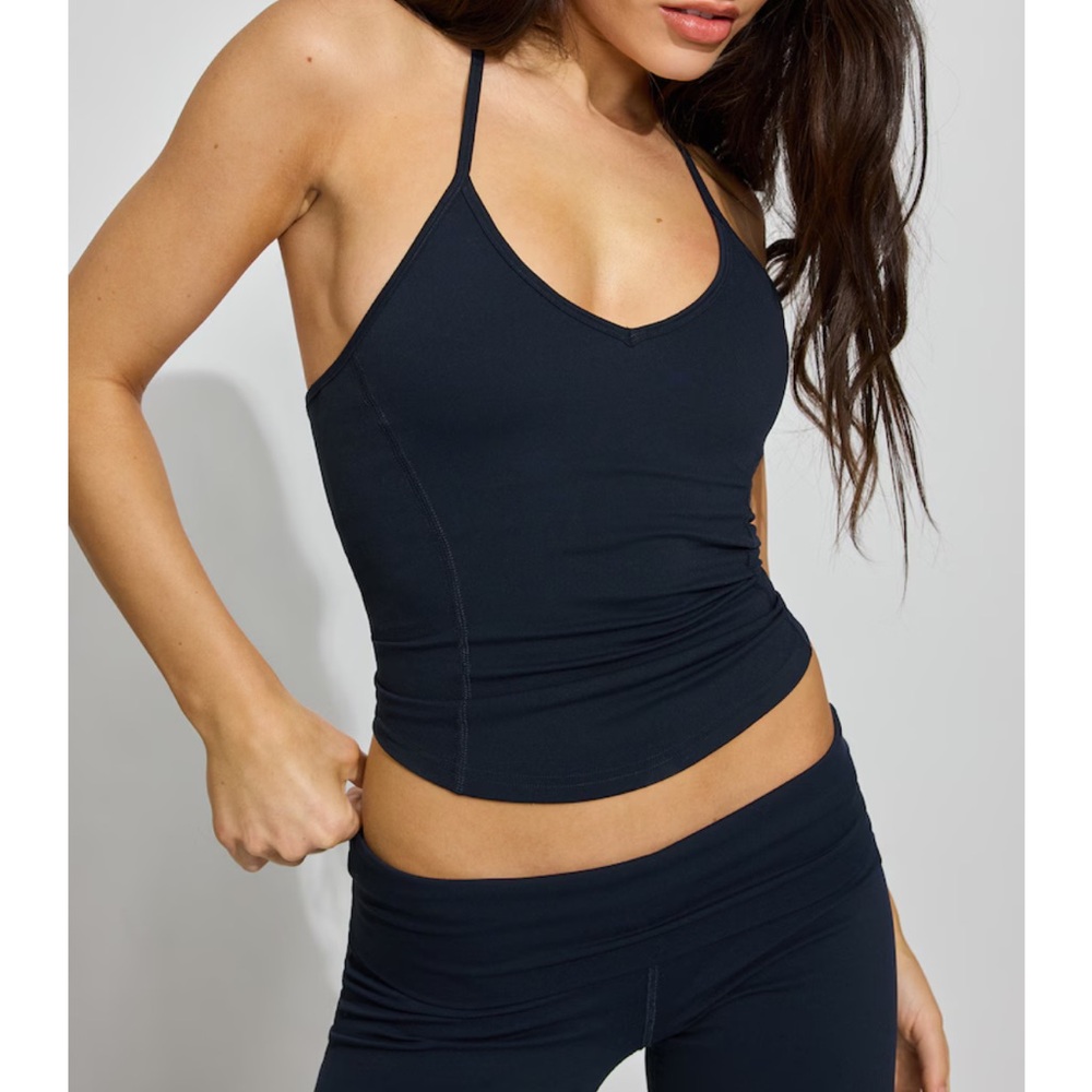 Garage SoftActive Y-Back Tank Top in Marina Blue - Picture 2 of 5